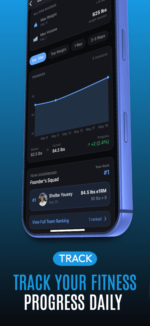 GymDoe social feed screen